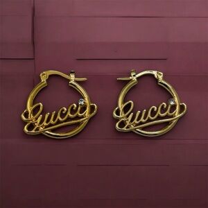 Fashion Jewelry Gold Hoop Earrings